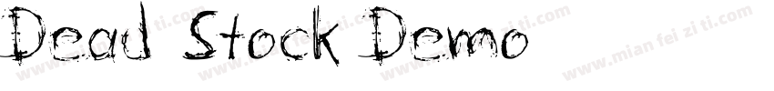 Dead Stock Demo字体转换